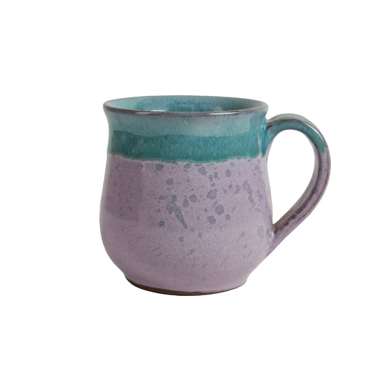Pink green mug